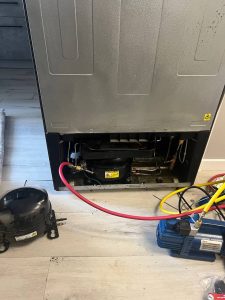 Ремонт холодильника Samsung — замена компрессора