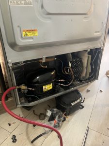 Ремонт холодильника LG — замена линейного компрессора на поршневой