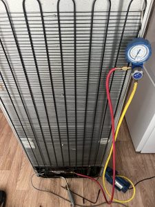 Ремонт холодильника LG с прочисткой капиллярной трубки